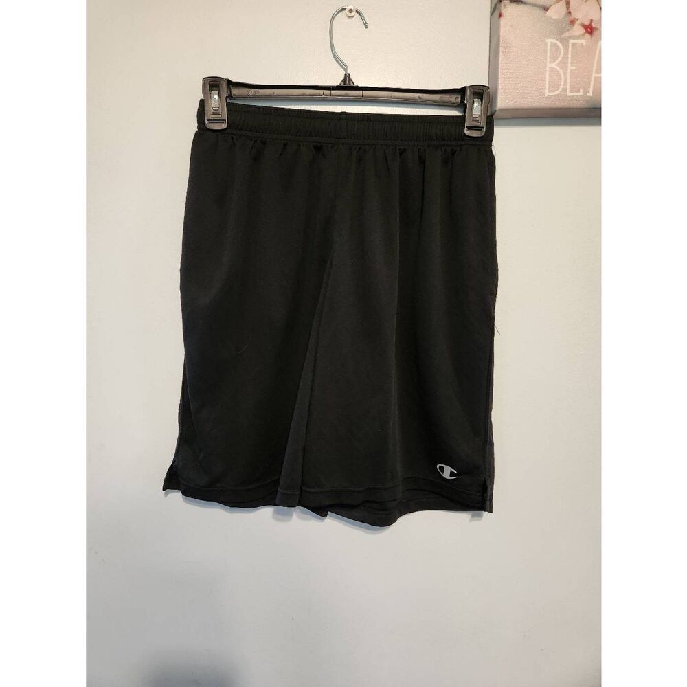 Champion Mens size L Black Basketball Gym Workout Shorts